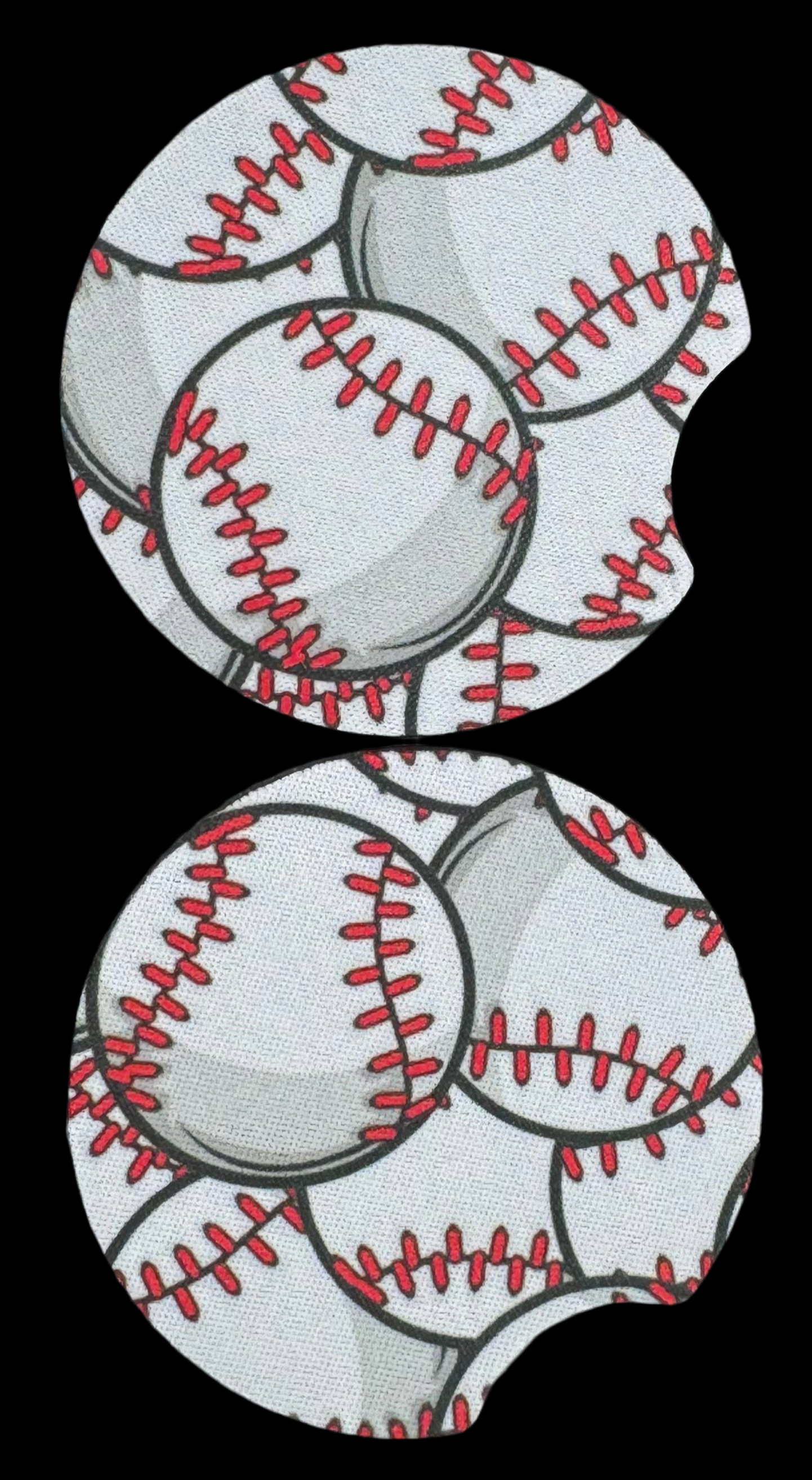 Baseball Car Coasters Set of 2