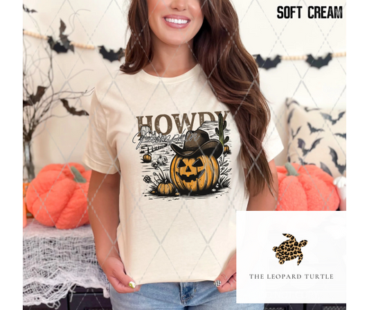 Howdy Pumpkin Tshirt