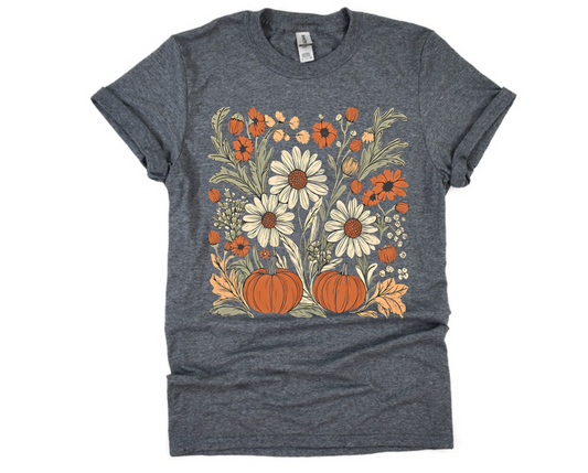 Fall Floral Tshirt